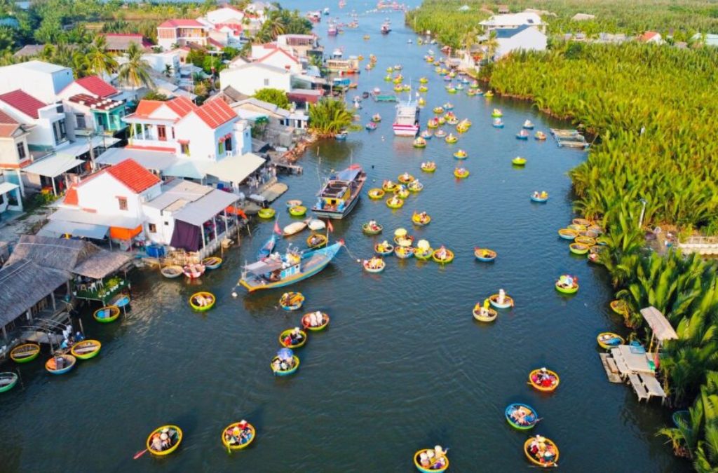 Làng Cẩm Thanh nhìn từ trên cao