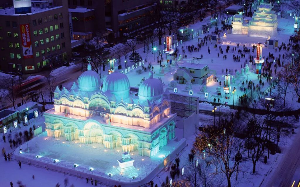lễ hội Tuyết Sapporo