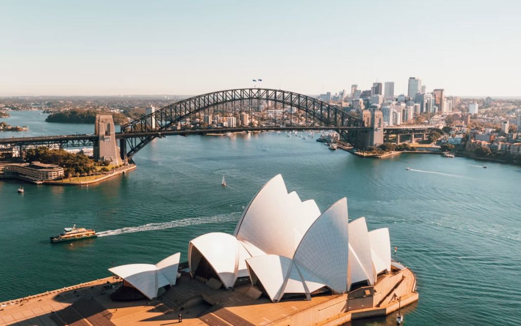 Sydney nằm ở đông nam của Úc