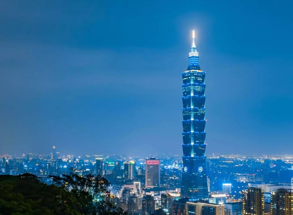 Taipei 101, biểu tượng 101 tầng của Đài Bắc.