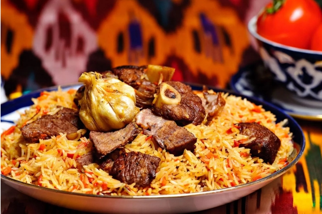 Pilaf là món ăn quen thuộc của người dân địa phương Tân Cương