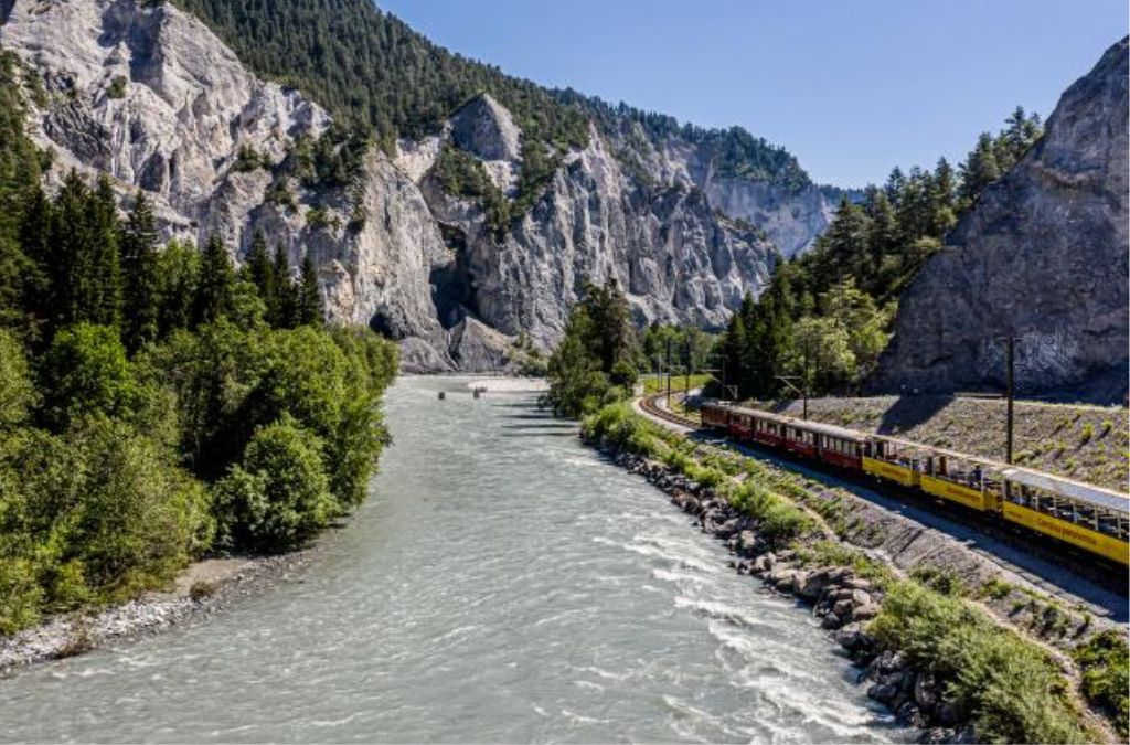 Tuyến Erlebniszug Rheinschlucht