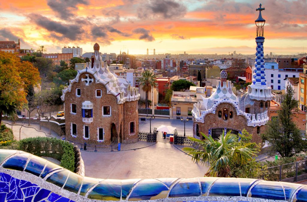 Công viên Güell tại Barcelona Tây Ban Nha