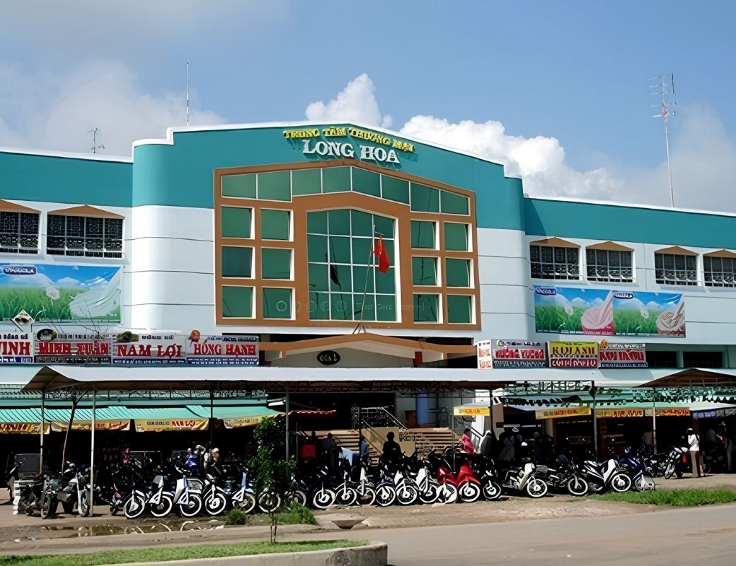 Chợ Long Hoa Tây Ninh. 