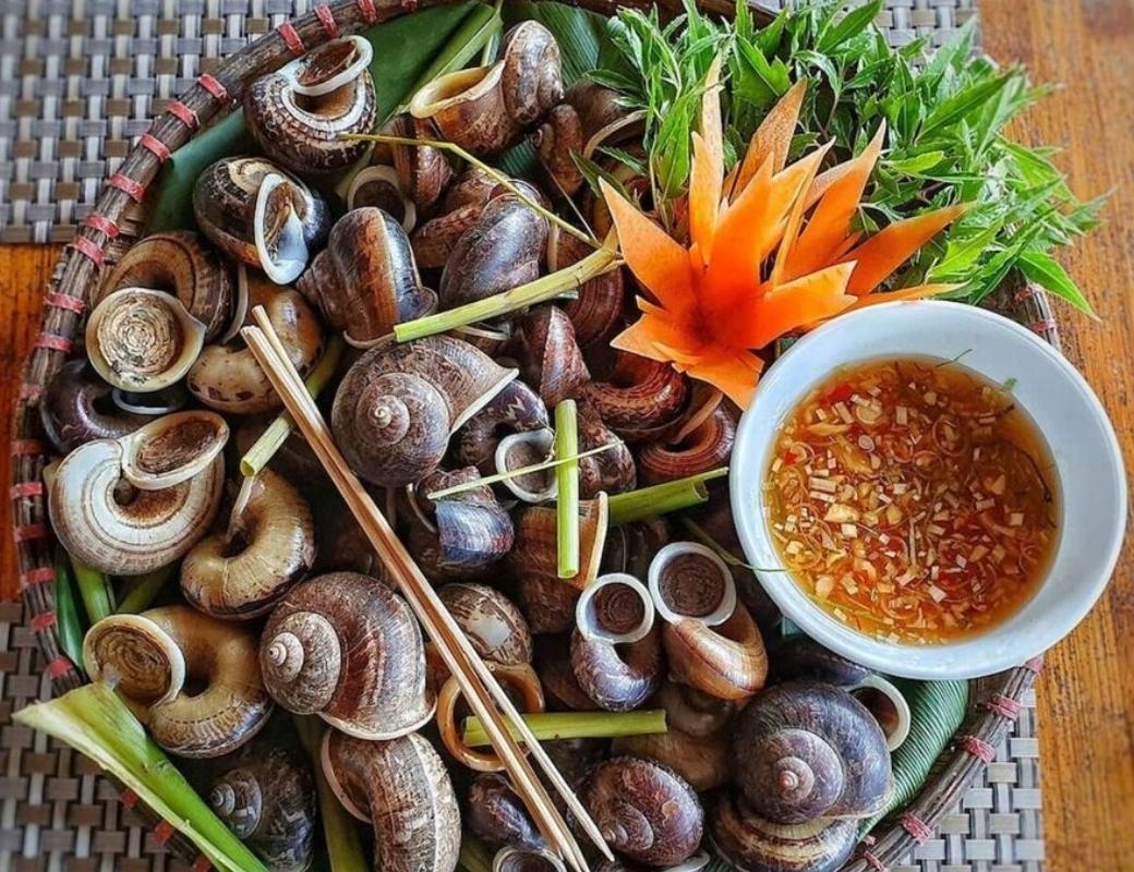 Ốc xu núi Bà Đen. 