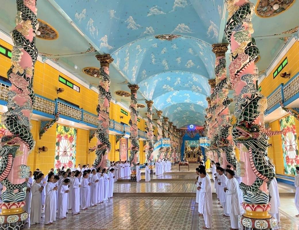 Kiến trúc công trình tôn giáo Tây Ninh. 