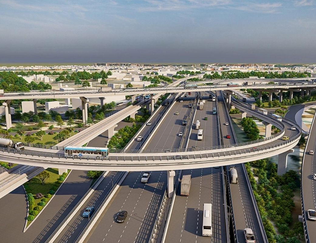 Tuyến đường kết nối đến Tây Ninh. 