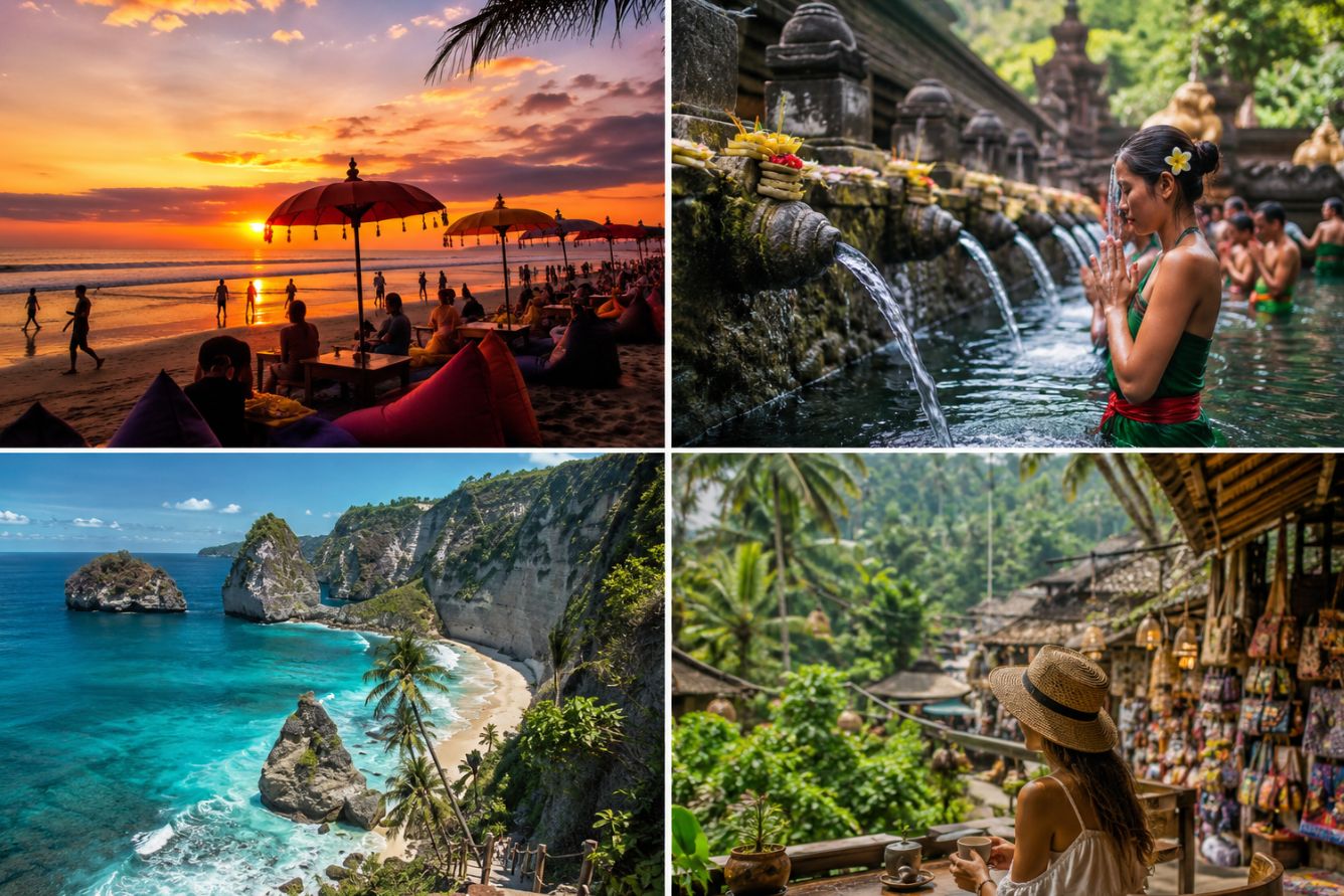 Lịch trình Bali Tampak Siring Nusa Penida Ubud