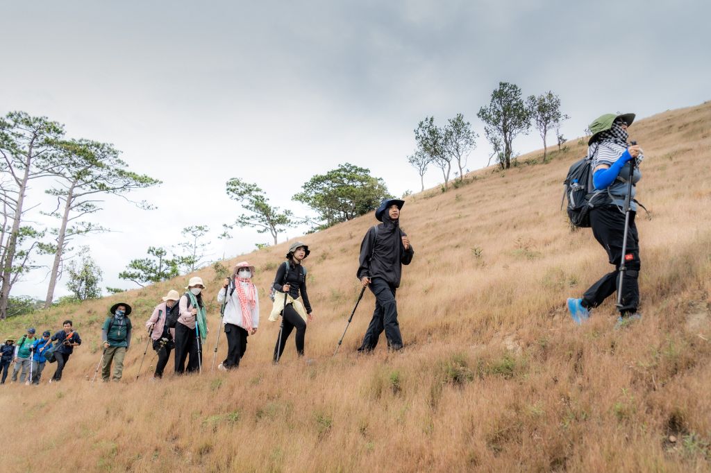 Hoạt động trekking mùa hè
