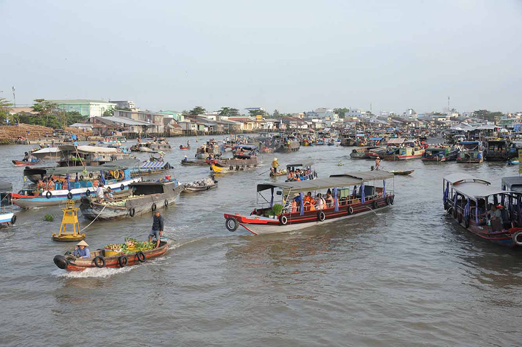 Chợ nổi Cái Răng Cần Thơ