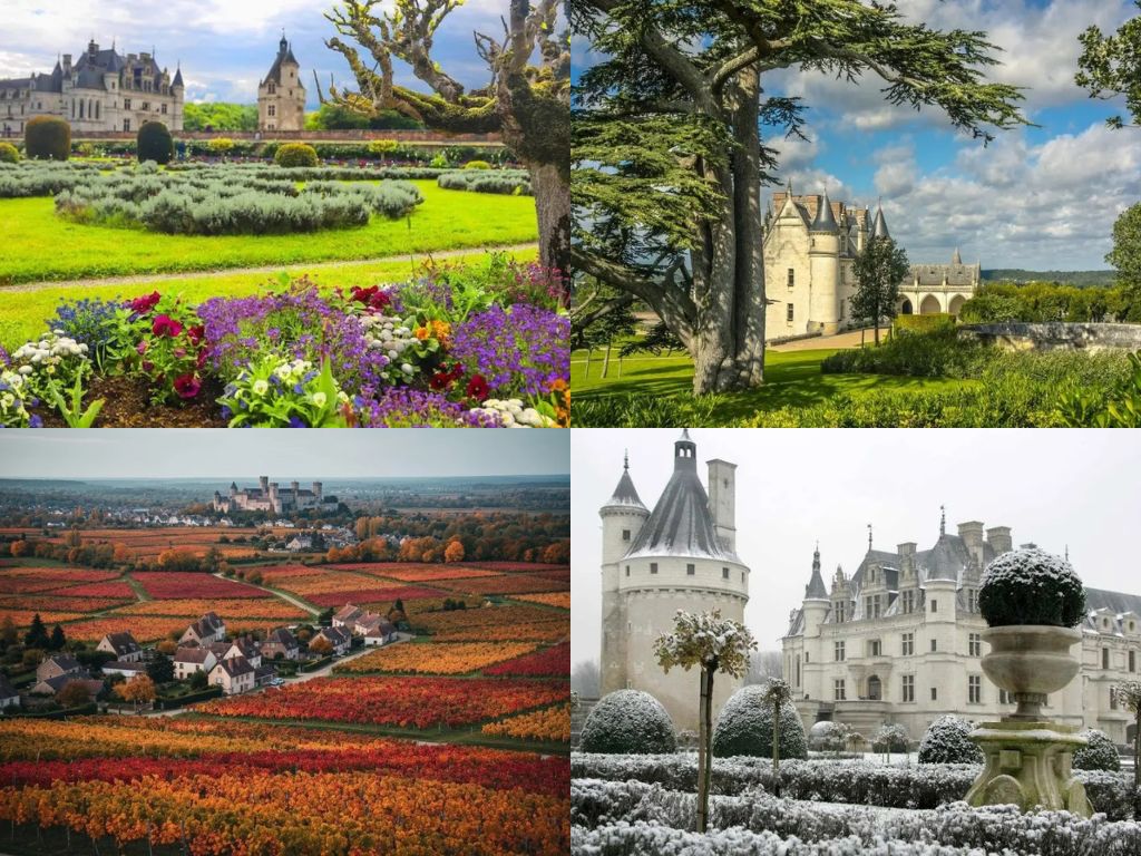 Thung lũng Loire qua 4 mùa