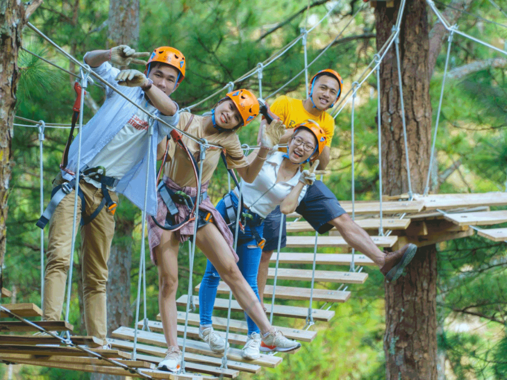 Đa dạng hoạt động vui chơi tại Thung Lũng Tình Yêu