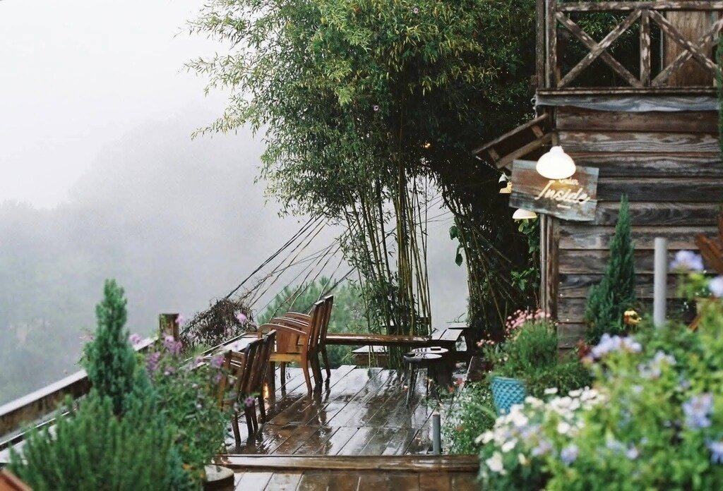 Tiệm cà phê Cheo Veooo view thung lũng xanh Đà Lạt
