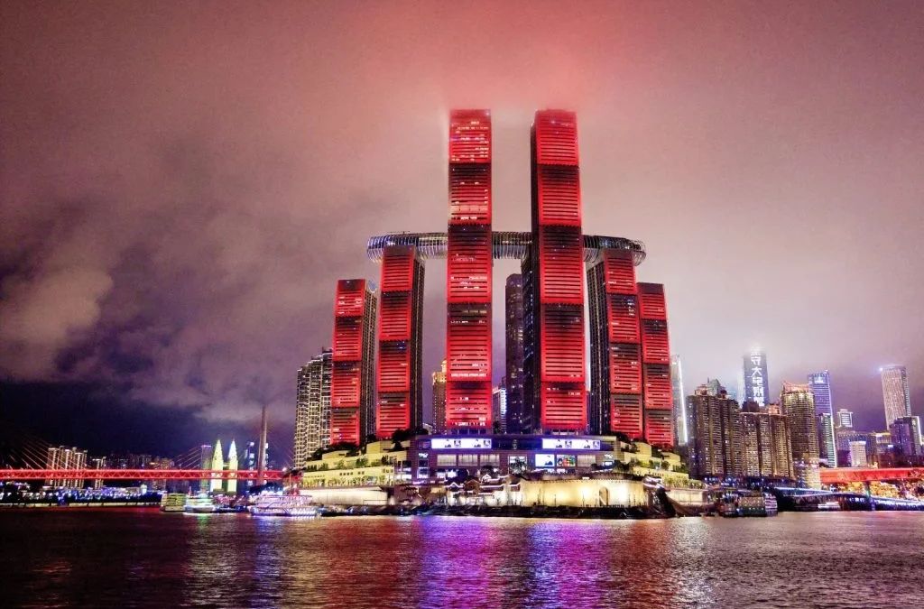 Tổ hợp Raffles City bên sông tại Triều Thiên Môn Trùng Khánh
