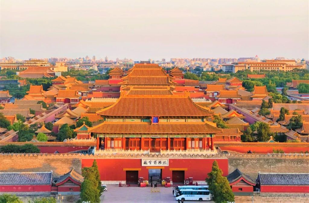  Toàn cảnh Tử Cấm Thành tại Bắc Kinh nhìn từ trên cao
