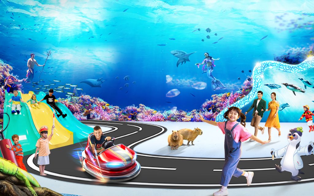 VinKE và Thủy cung Times City