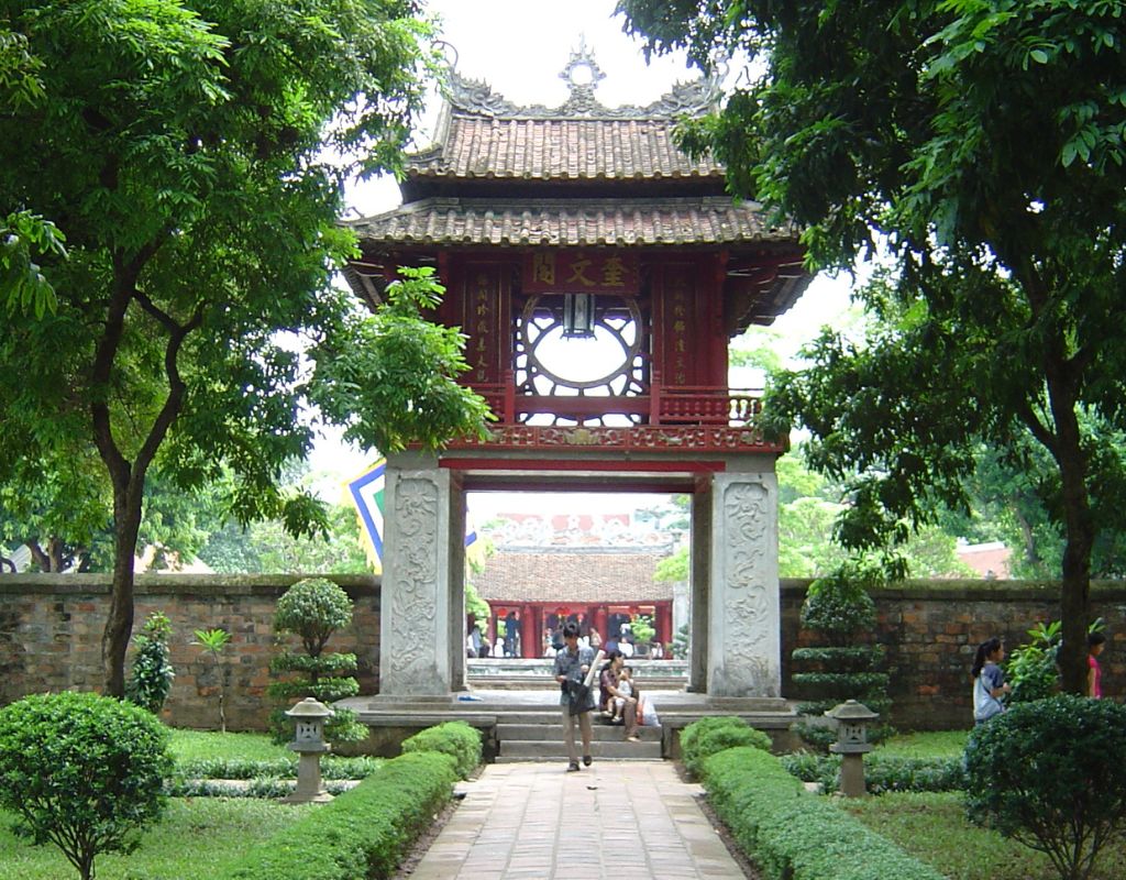 Vị trí Văn Miếu Quốc Tử Giám