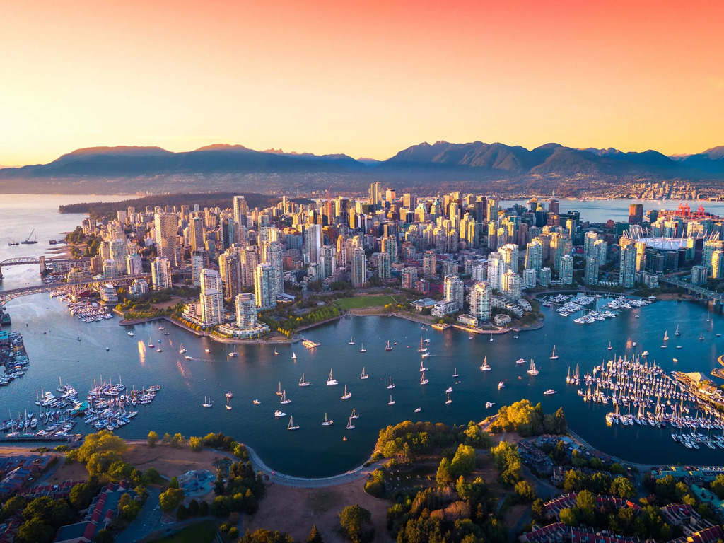 Vị trí của Vancouver