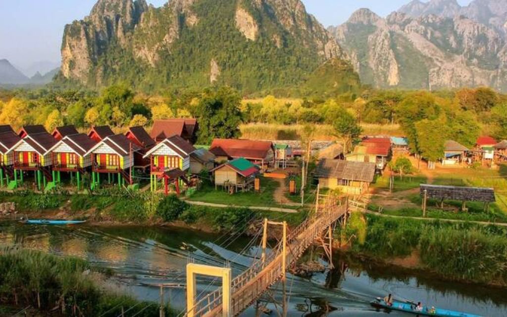 Khu trung tâm Vang Vieng