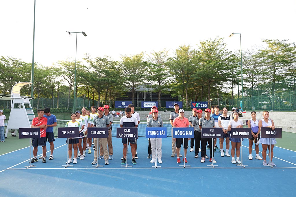 8 đơn vị tham gia giải Giải Quần vợt Vô địch Nam – Nữ Quốc gia VTF Pro Tour 200