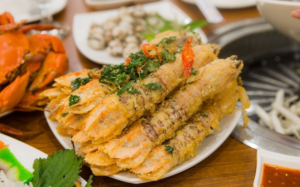 Đĩa bề bề rang muối giòn thơm