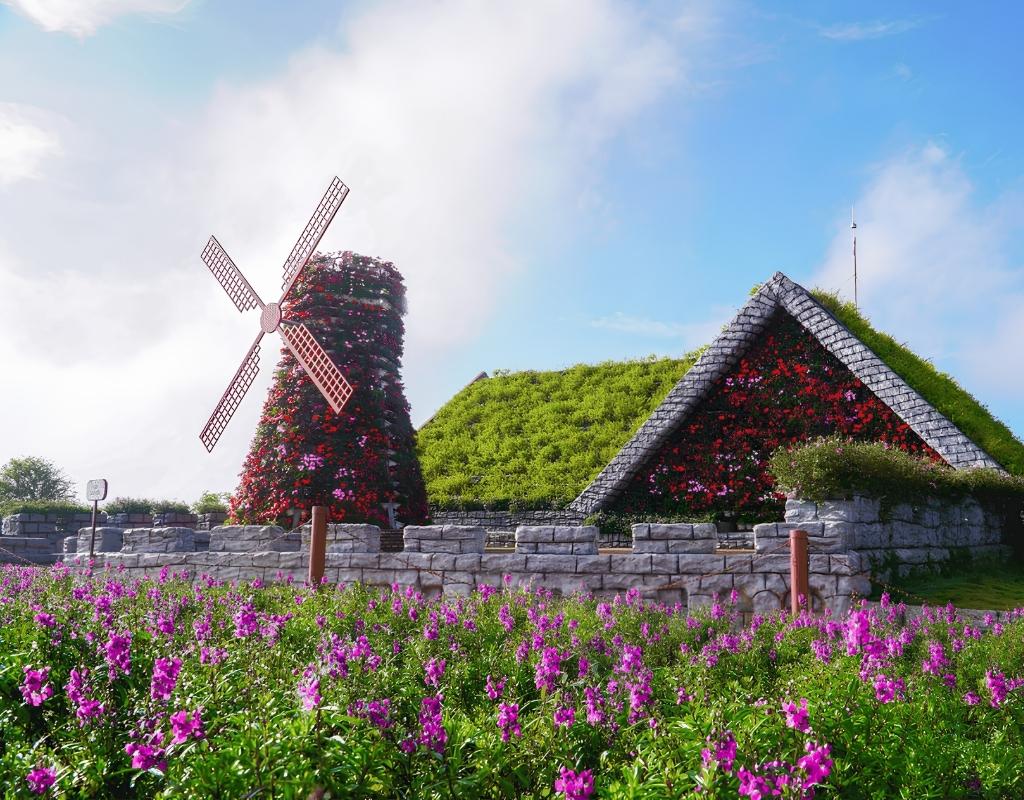 Vườn hoa Fresh Garden Đà Lạt.