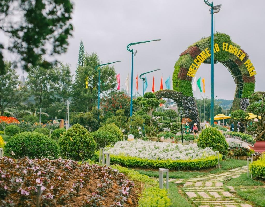 Vườn hoa Thành phố Đà Lạt.