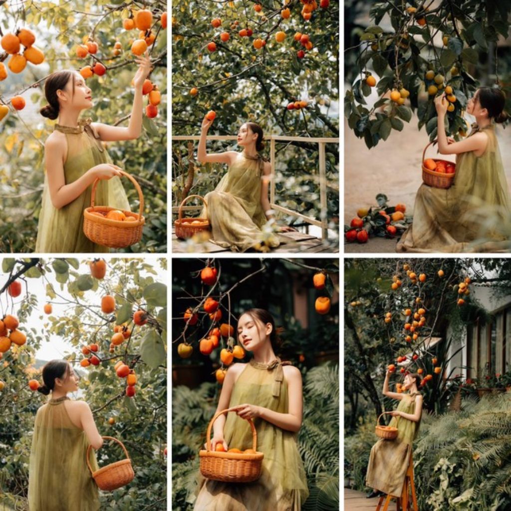 Gợi ý mặc váy phong cách vintage khi check-in vườn hồng Đà Lạt