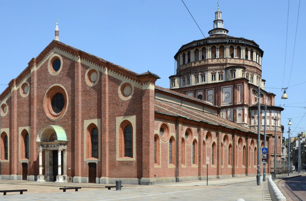 Nhà thờ Santa Maria delle Grazie tại Milan, nơi lưu giữ bức Bữa tối cuối cùng
