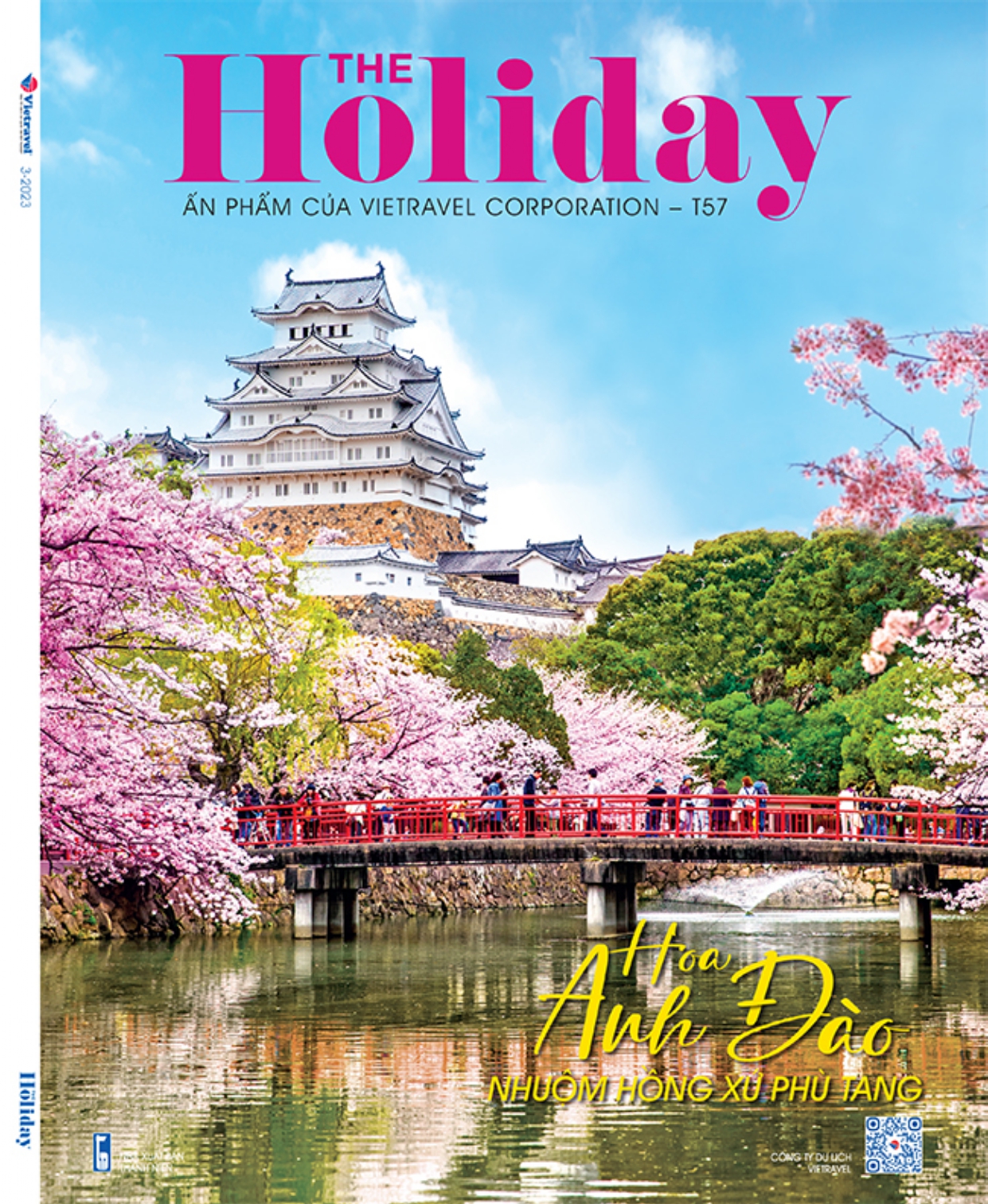 Tạp chí The Holiday T3/2023: Hoa anh đào nhuộm hồng xứ Phù Tang