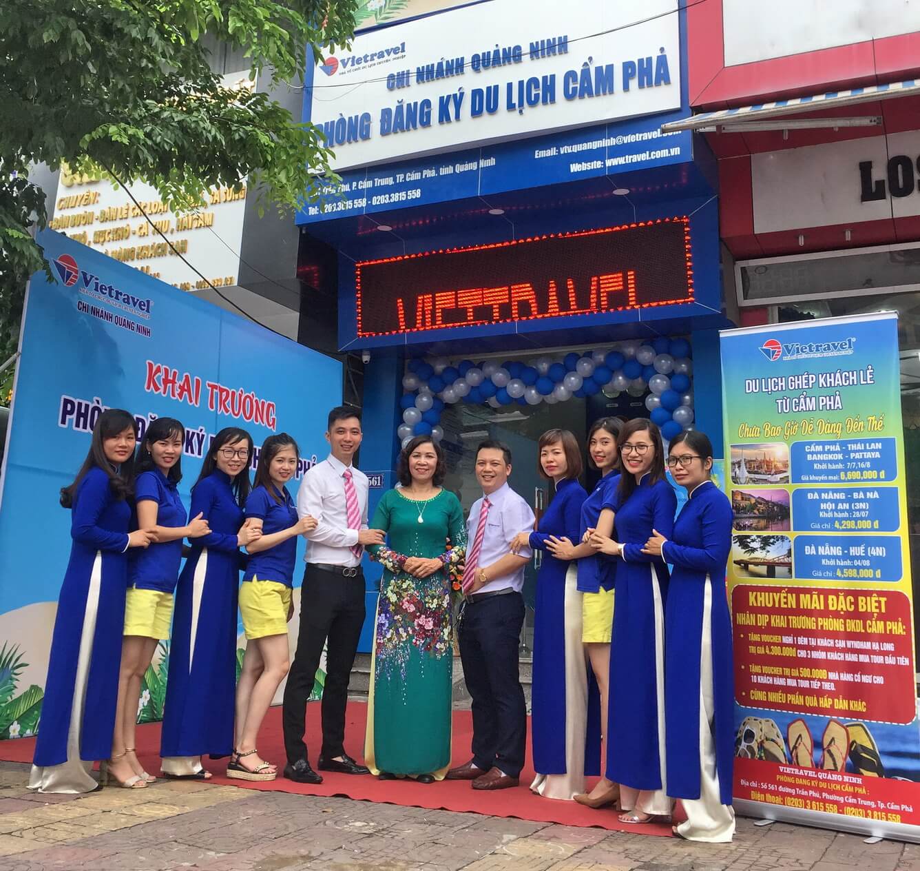 Vietravel Quảng Ninh mở Phòng đăng ký Du lịch Cẩm Phả
