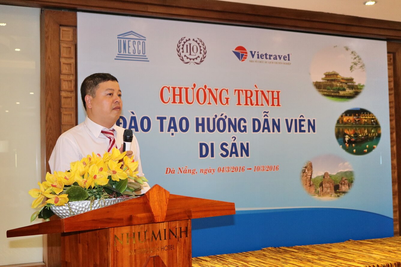 Vietravel Đà Nẵng phối hợp UNESCO và ILO mở khóa đào đạo hướng dẫn viên di sản Huế - Hội An - Mỹ Sơn
