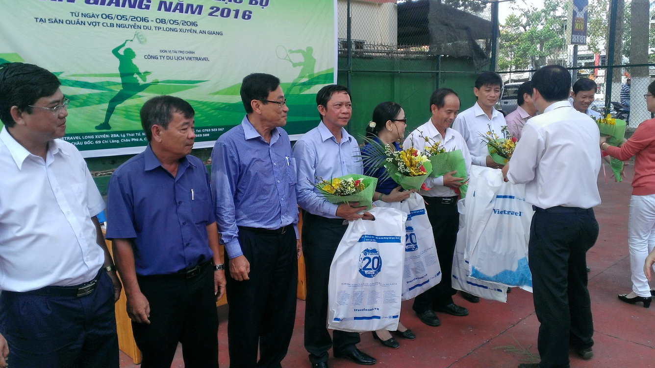Khai mạc giải quần vợt cúp các CLB tỉnh An Giang năm 2016