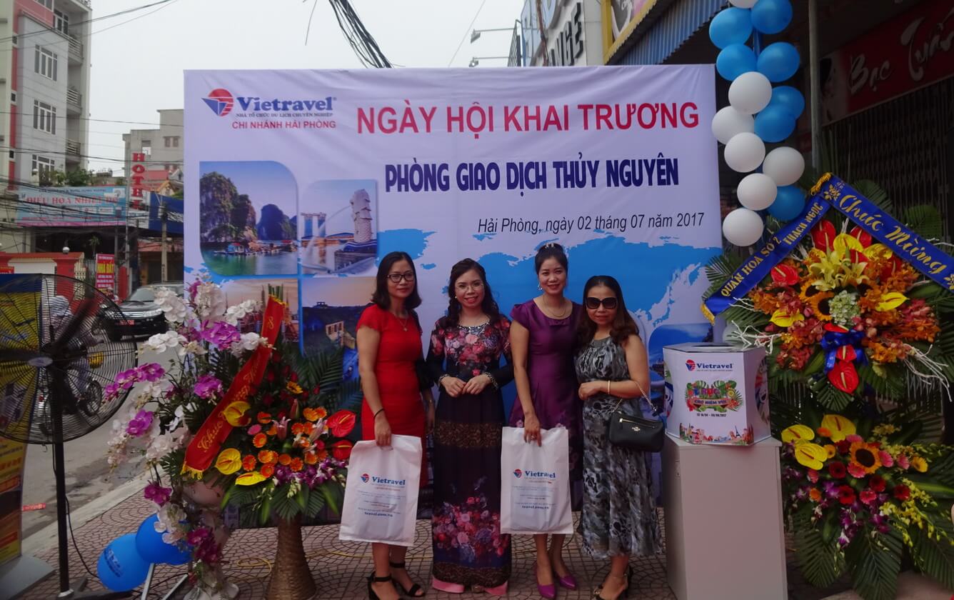 Vietravel Hải Phòng mở VPGD đầu tiên tại Thủy Nguyên