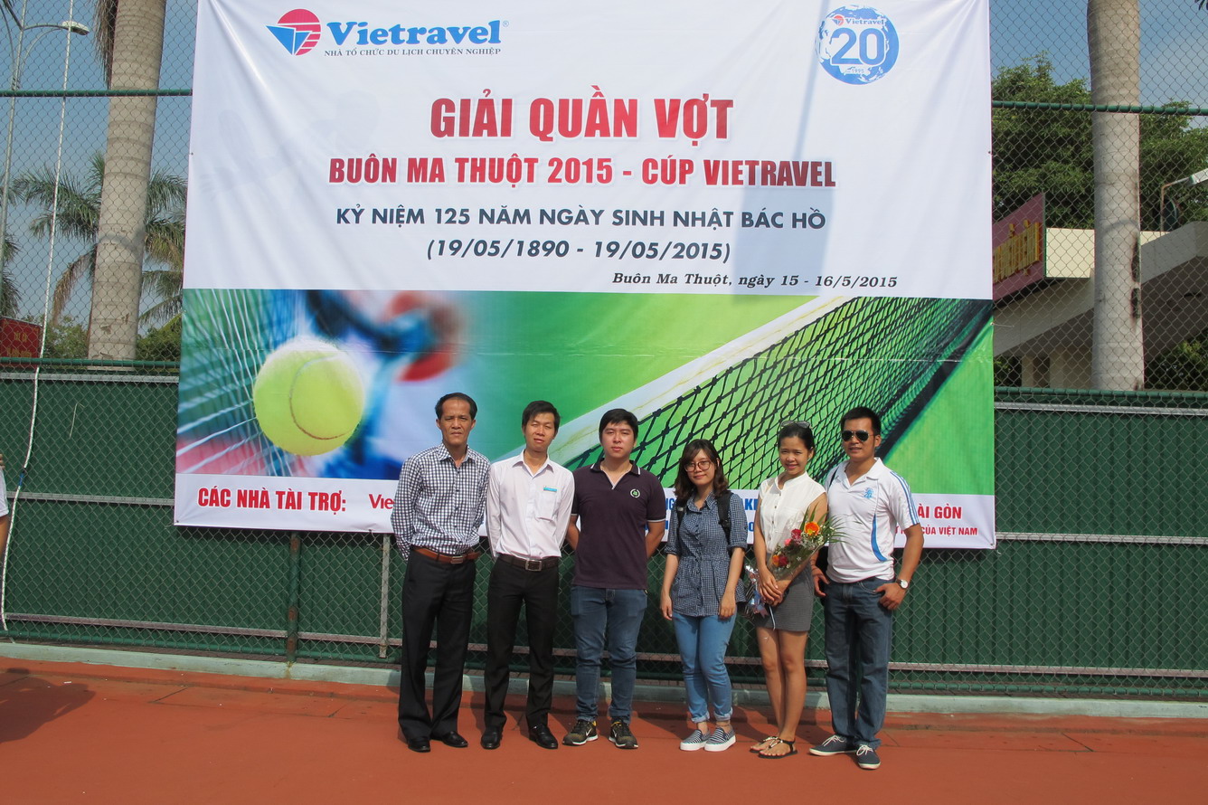 Khởi tranh giải Quần vợt Tp.Buôn Ma Thuột – Cúp Vietravel 2015