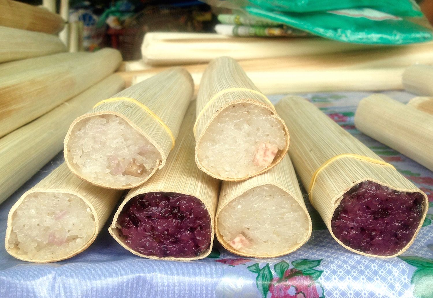 1. Khao Lam Bamboo Sticky Rice