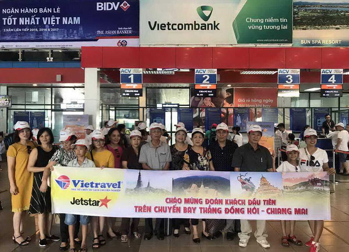 Vietravel tích cực khai thác Charter Vinh - Bangkok
