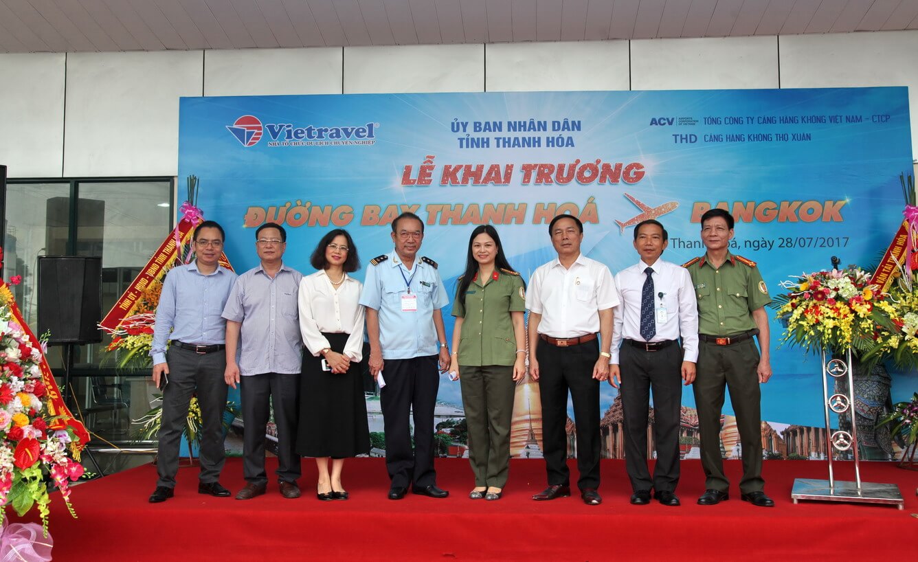 Vietravel tiên phong phát triển du lịch Thanh Hóa bằng đường bay Thanh Hóa - Bangkok