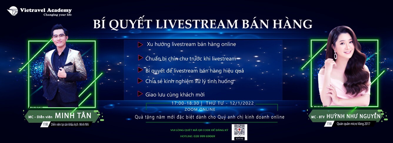 Vietravel Academy tổ chức buổi Chuyên đề "Bí quyết Livestream bán hàng"