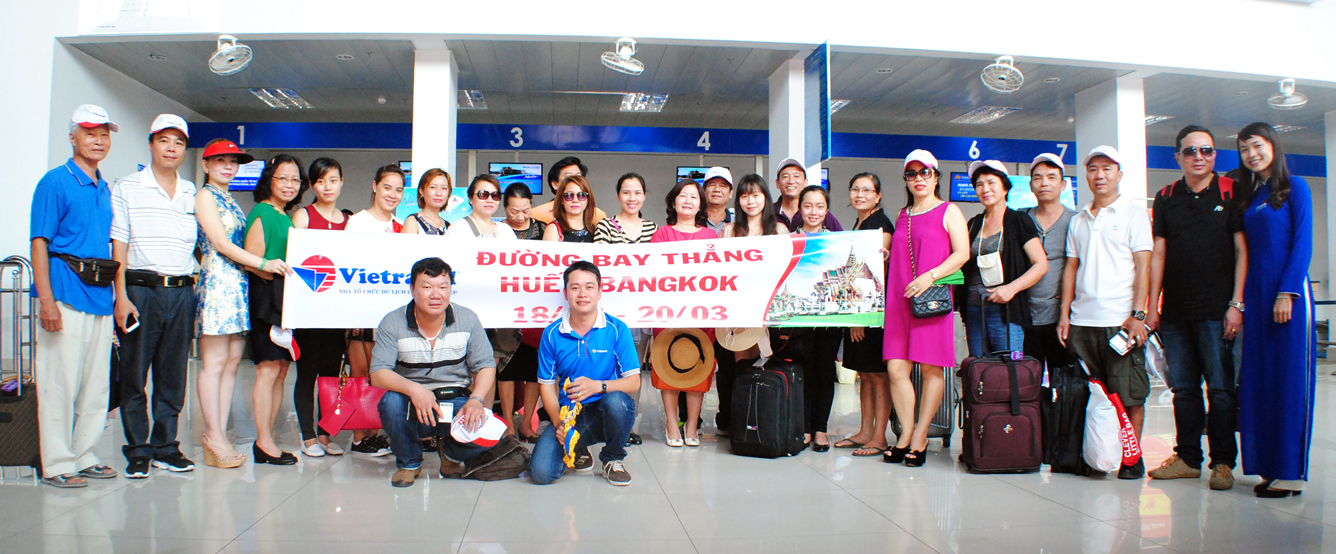 Vietravel Huế tổ chức tour Thái Lan với đường bay thẳng