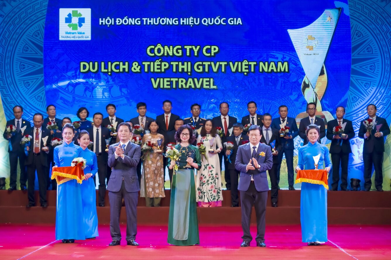 Vietravel vinh dự lần thứ 4 liên tiếp đạt giải 'Thương hiệu Quốc gia'