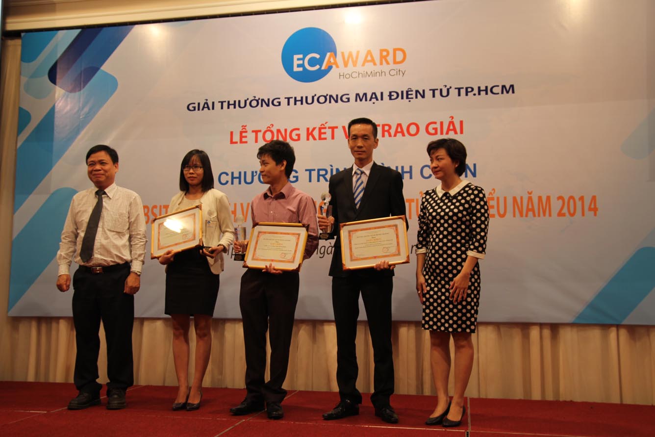 Vietravel đứng đầu ngành du lịch về giải thưởng “Thương mại điện tử TP.HCM” ECAward lần VI