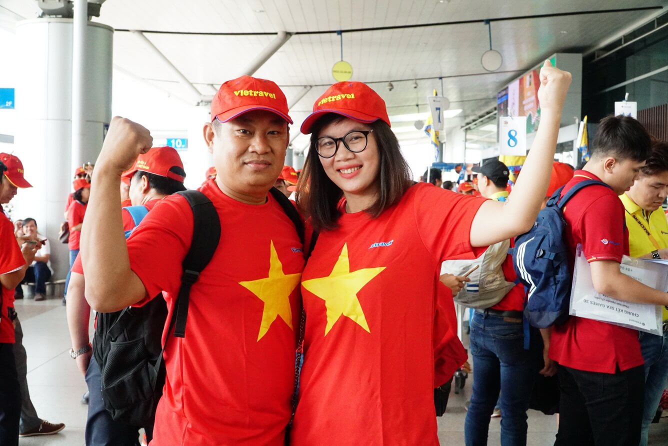 Người hâm mộ rầm rộ sang Philippines 'tiếp lửa' tuyển U22 Việt Nam tại chung kết SEA Games 30
