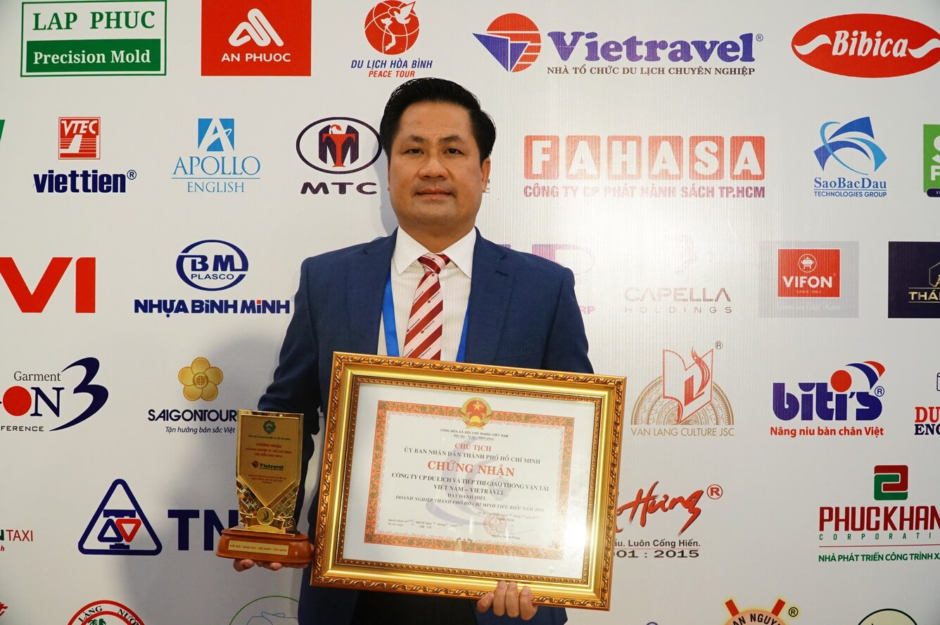 Vietravel vinh dự đạt danh hiệu ‘Doanh nghiệp TP.HCM tiêu biểu năm 2018’