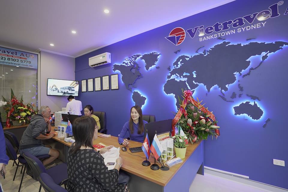 The jubliant opening ceremony of the Vietravel office in Sydney, Australia