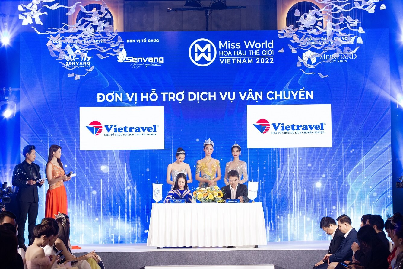 Vietravel là nhà tài trợ vận chuyển chính thức cho Miss World Vietnam 2022