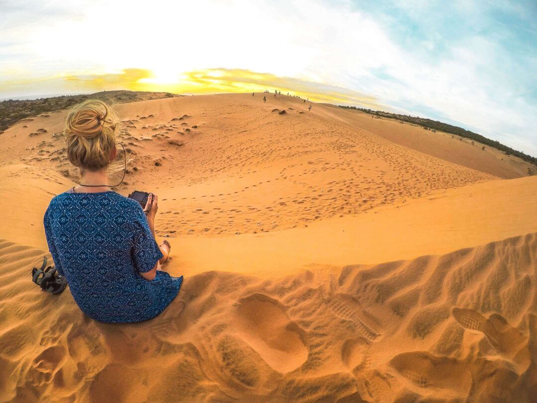 2. Visit the Red and White sand dunes