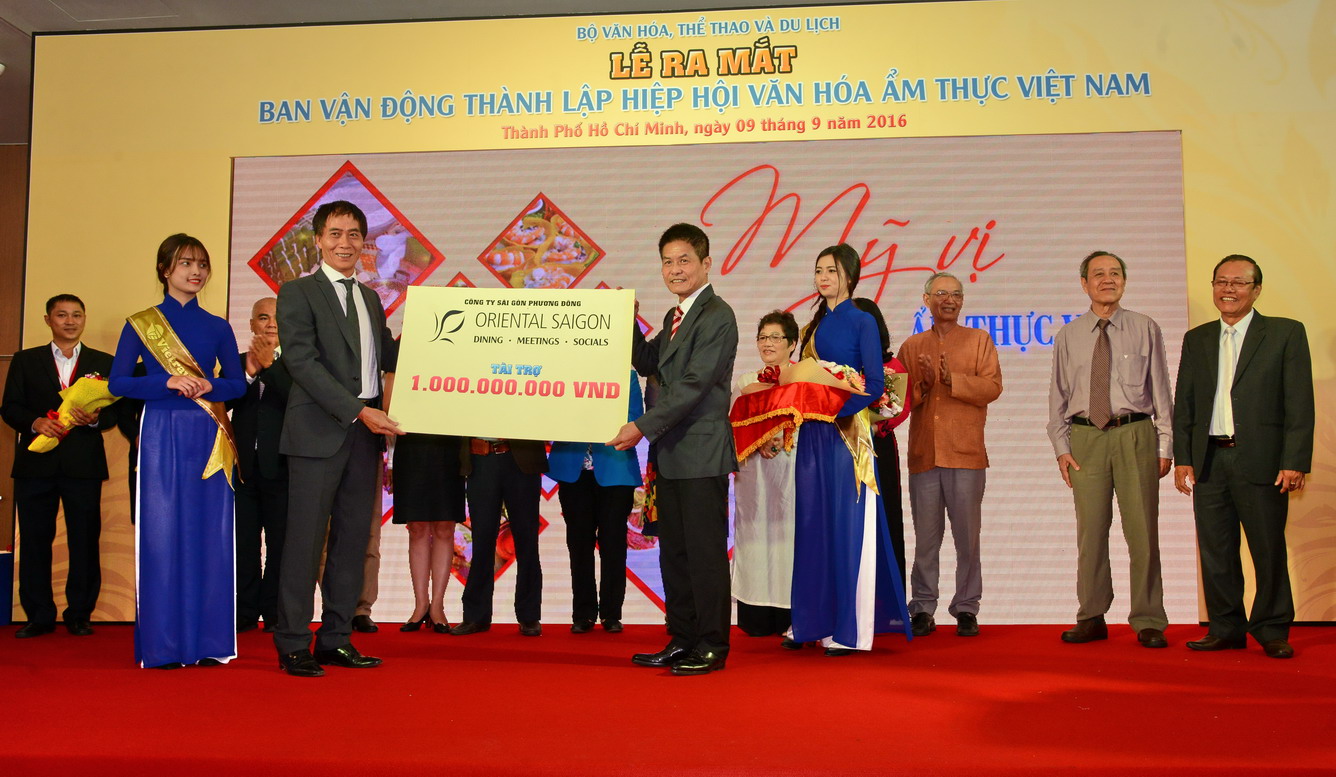 Lễ ra mắt Ban vận động thành lập Hiệp hội Văn hóa Ẩm thực Việt Nam