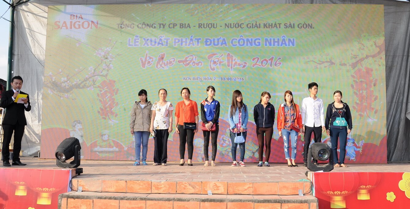Vietravel đồng hành cùng sự kiện tổ chức cho 10.000 công nhân về quê đón Tết