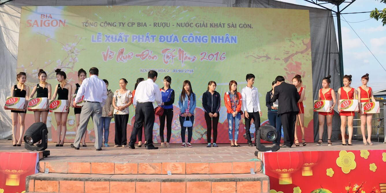 Vietravel đồng hành cùng sự kiện tổ chức cho 10.000 công nhân về quê đón Tết